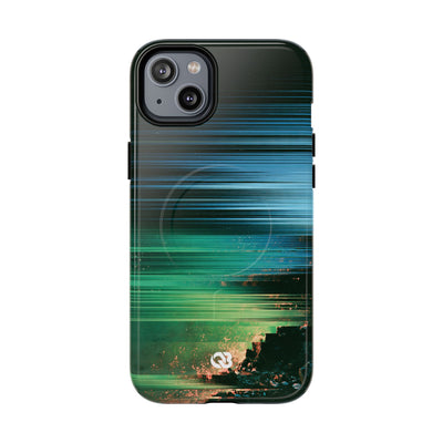 Digital Shoreline Drift · Tough 2.0 Magnetic Phone Case for iPhone · Teal