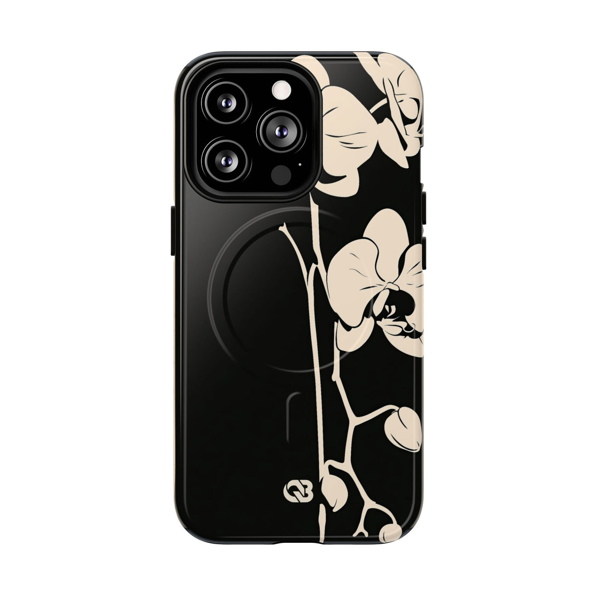 Nocturne Orchid · Tough 2.0 Magnetic Phone Case for iPhone · Black