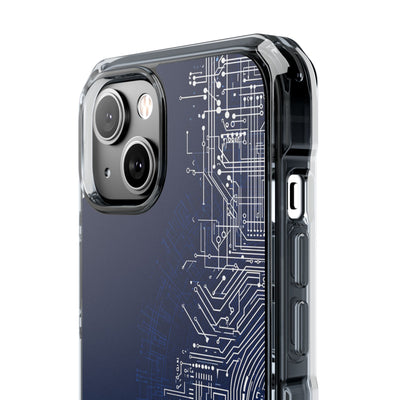 Blue Impact MagSafe Phone Case for iPhone - Cobalt Circuit Logic