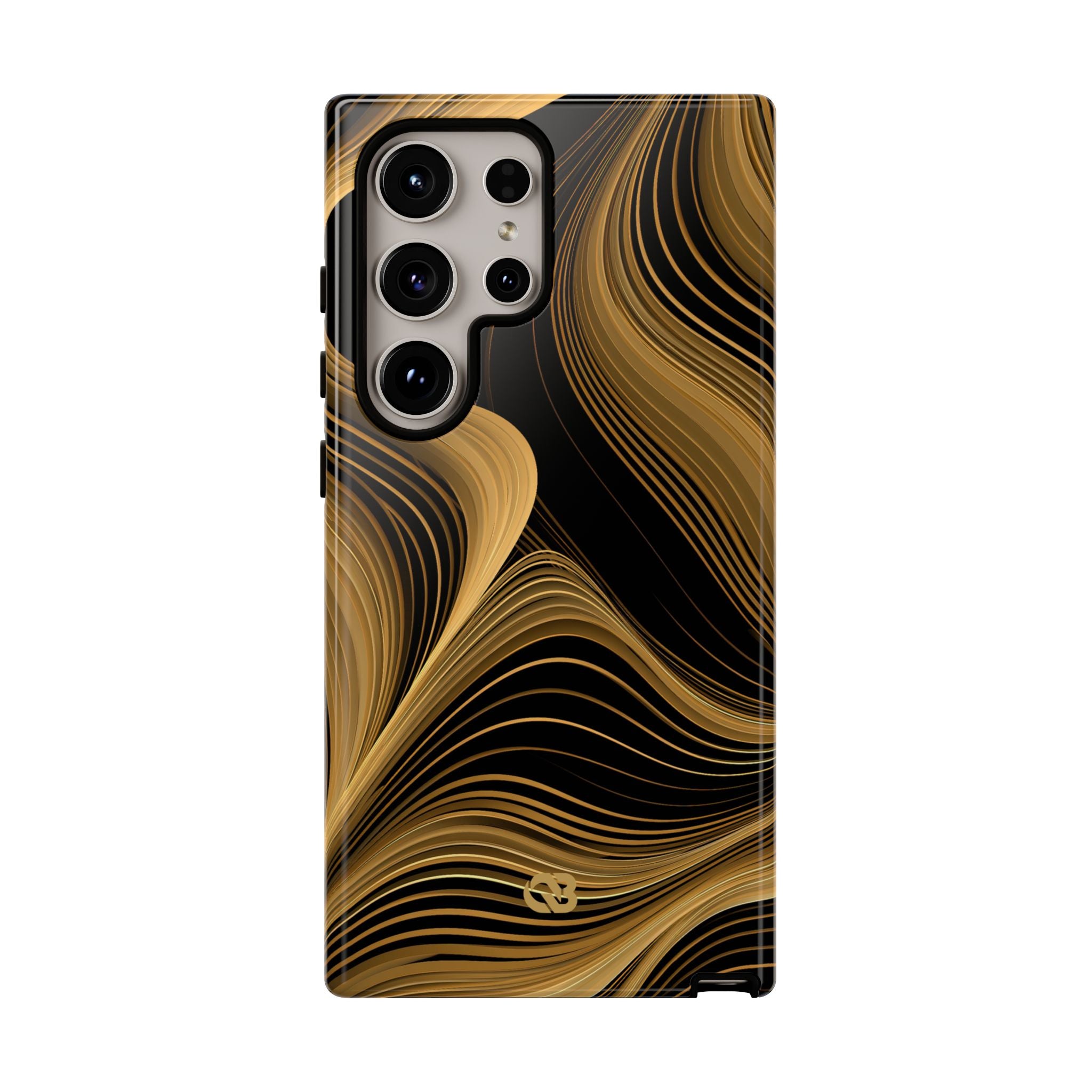 Gold Tough Phone Case for Samsung - Molten Copper Strands