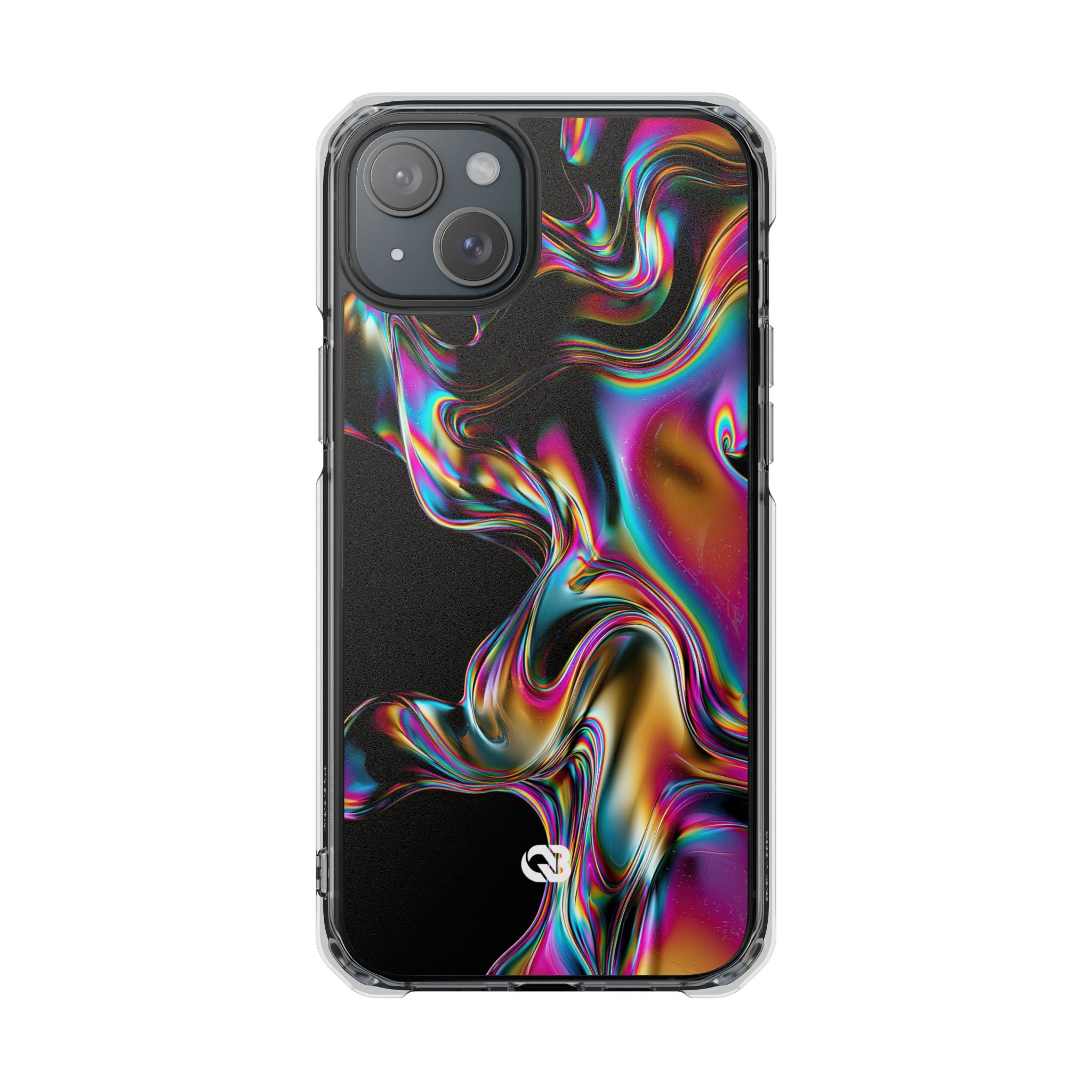 Purple Impact MagSafe Phone Case for iPhone - Liquid Neon Chrome