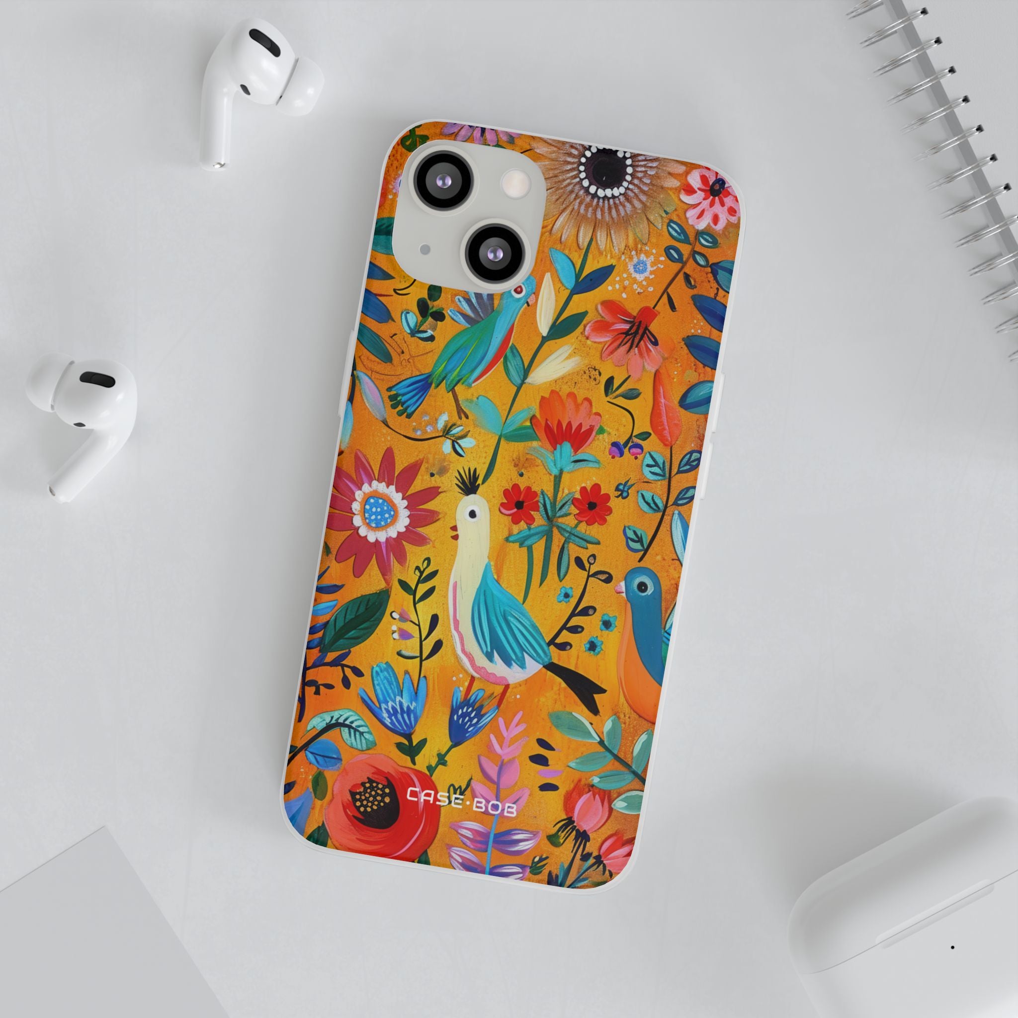 Colorful Birds Bloom iPhone 13 - Soft