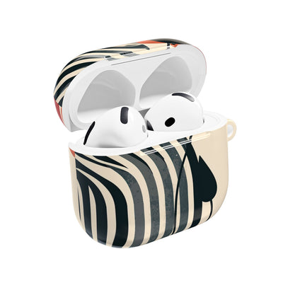 Modernist Poppy · Hard Case for AirPods & AirPods Pro · Beige