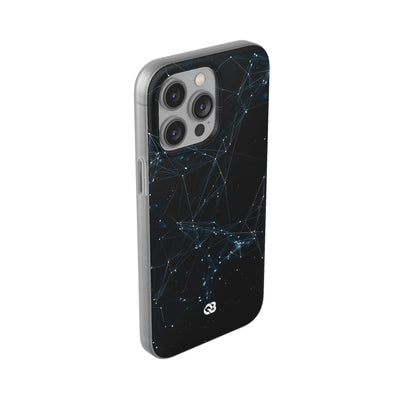 Black Lite Phone Case for iPhone - Arctic Neural Mesh