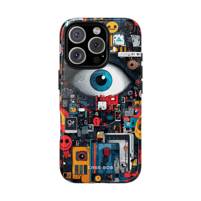 Digital Eye Blue iPhone 16 Pro Case - Tough+