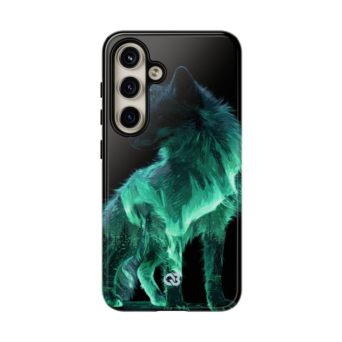 Nordic Aurora Fox · Tough Phone Case for Samsung · Teal