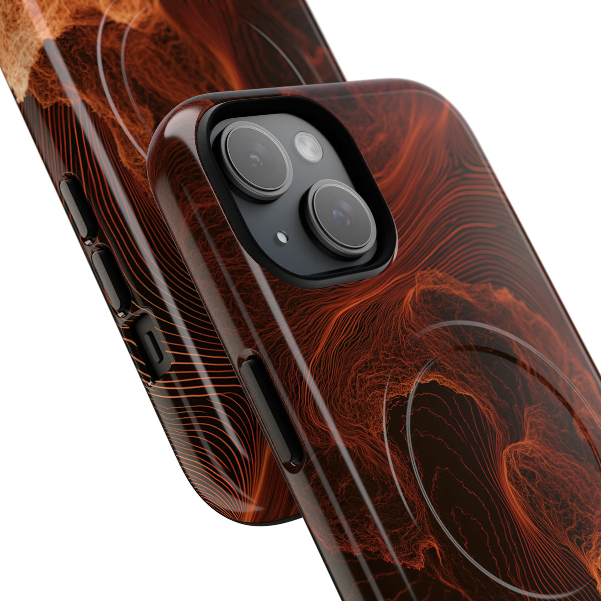 Amber Filament · Tough 2.0 Magnetic Phone Case for iPhone · Orange