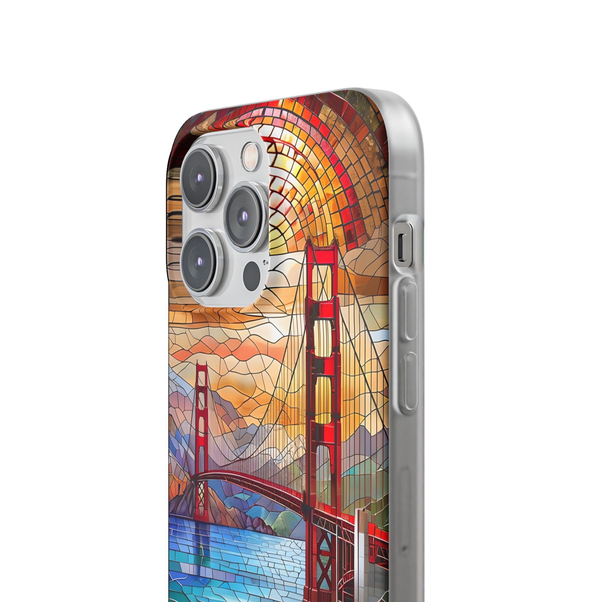 Crimson Arch Coast · Soft Custodia per iPhone