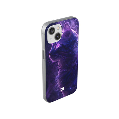 Purple Void Feline · Soft Custodia per iPhone