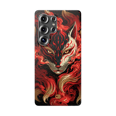 Crimson Kitsune Spirit · Lite Phone Case for Samsung · Red