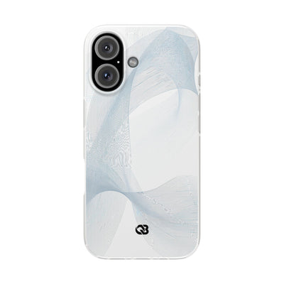 White Lite Phone Case for iPhone - Arctic Line Current