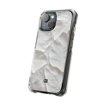 Sculpted Ivory Leaves · Impact Phone Case for iPhone · Magsafe