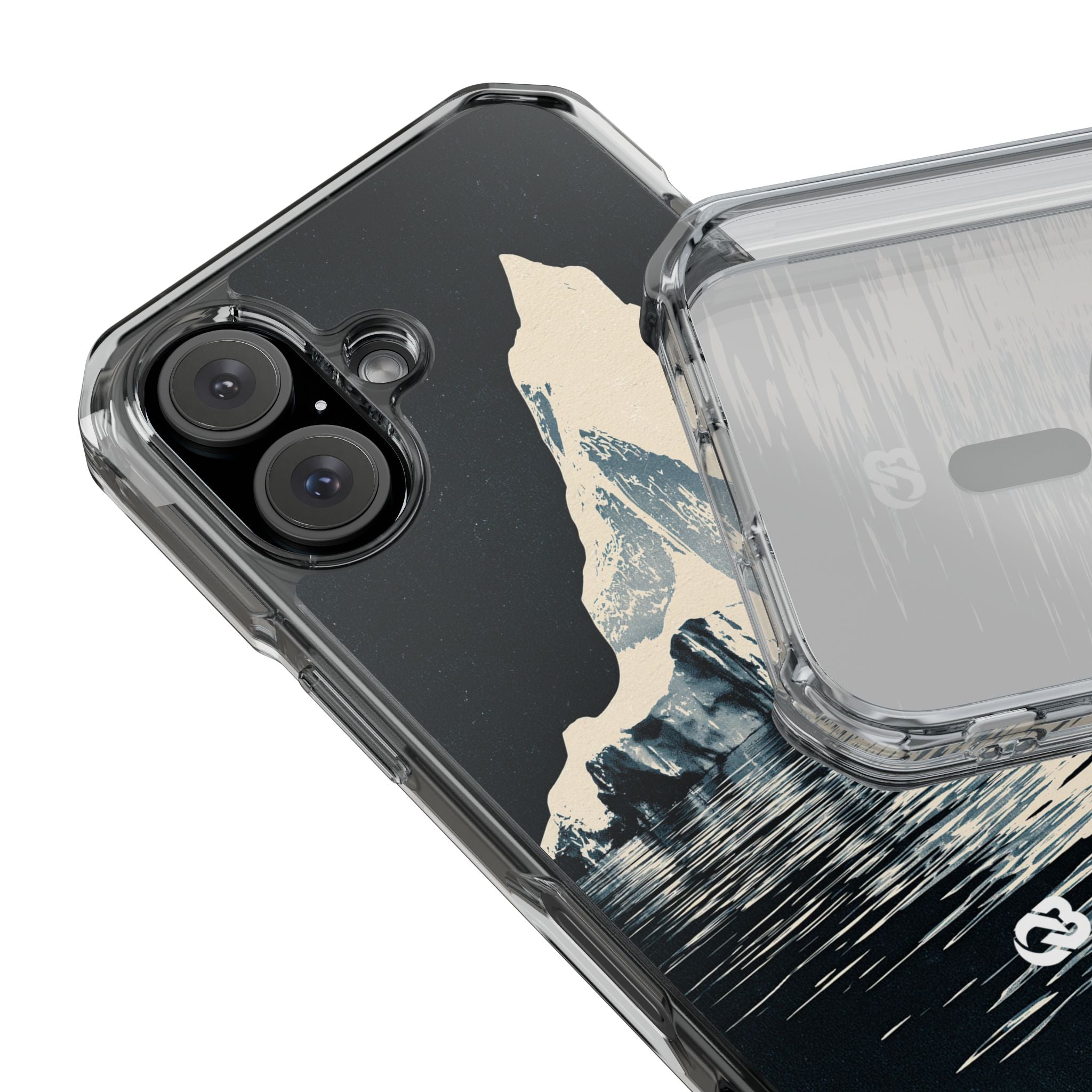 Blue Impact MagSafe Phone Case for iPhone - Frozen Navy Monolith