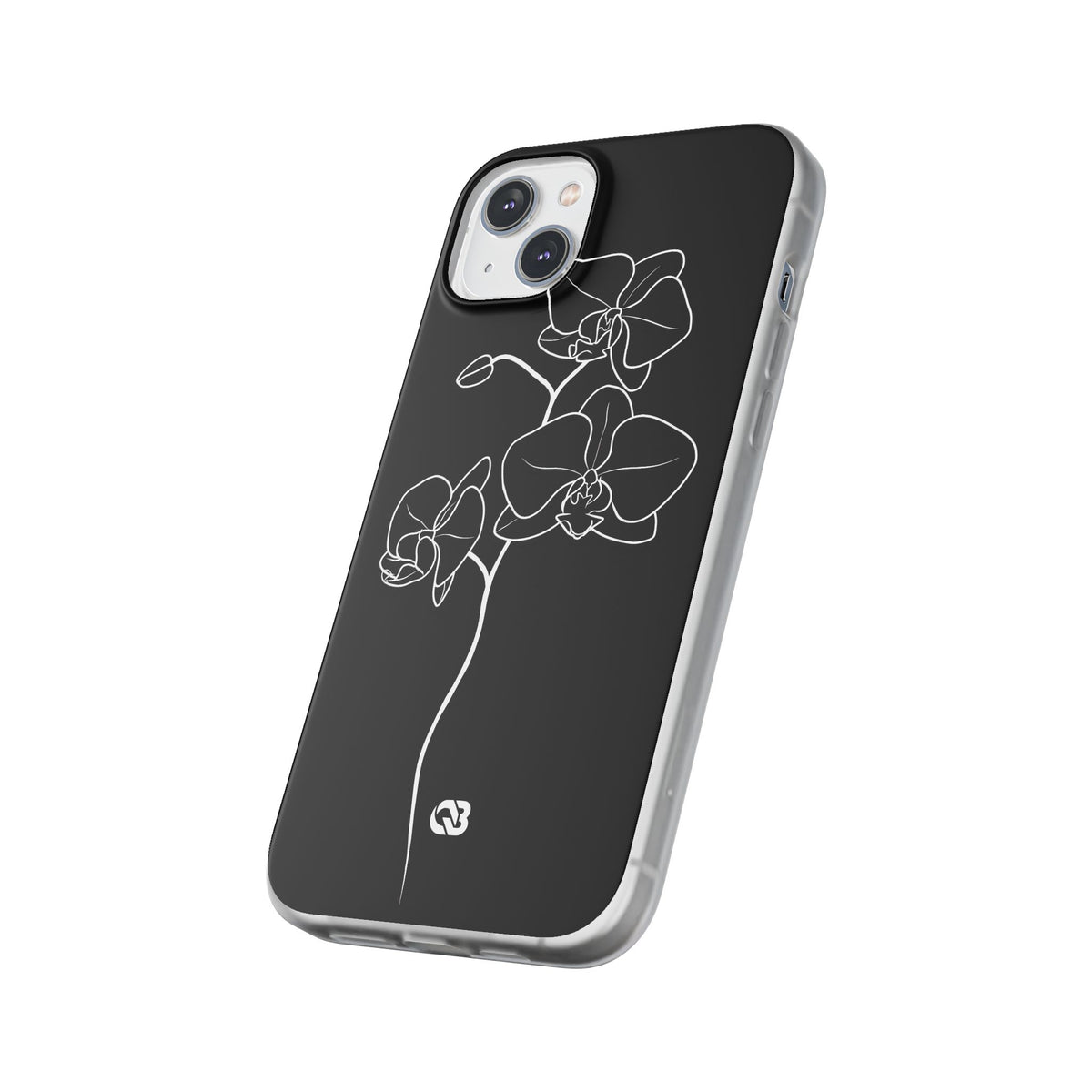 Midnight Orchid · Lite Phone Case for iPhone ·  Black