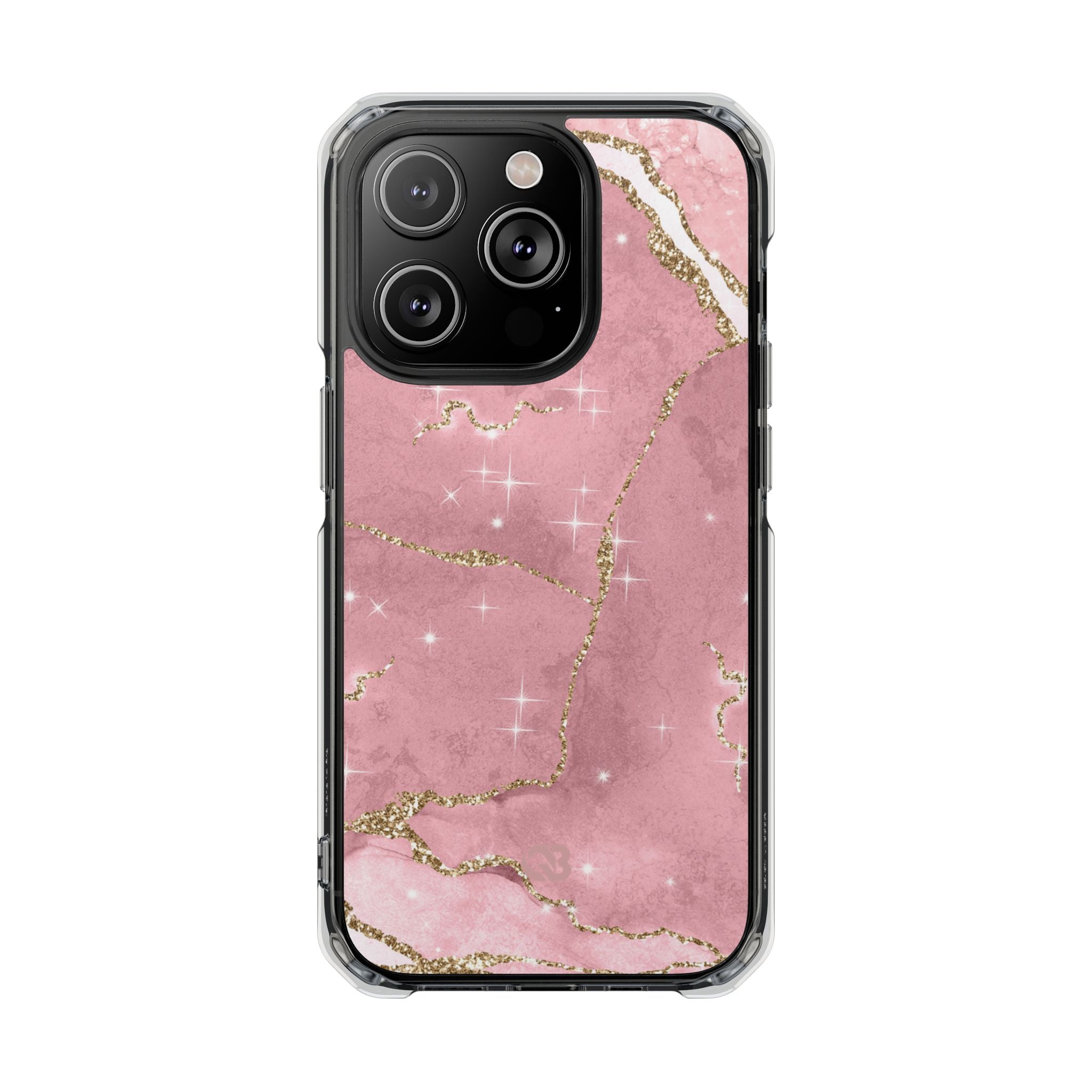 Rose Sparkle Marble · Impact Coque de téléphone pour iPhone · Magsafe