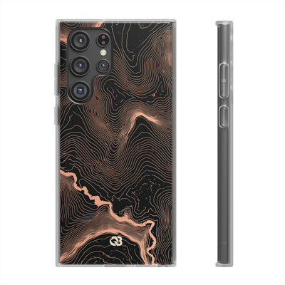 Mesa Elevation Contour · Lite Phone Case for Samsung · Black