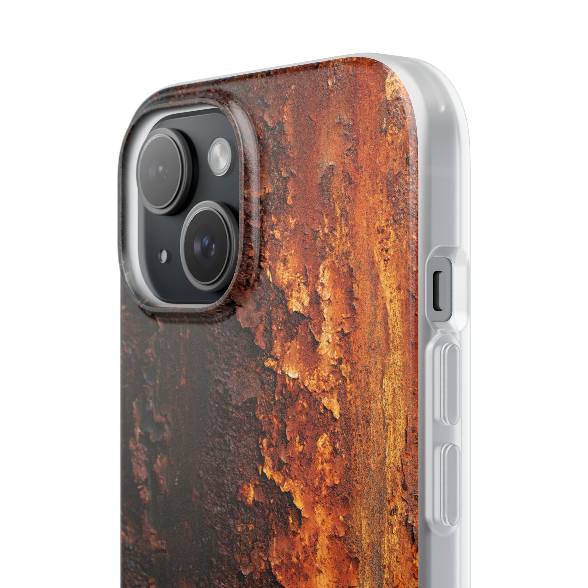 Orange Lite Phone Case for iPhone - Oxidized Iron Crust