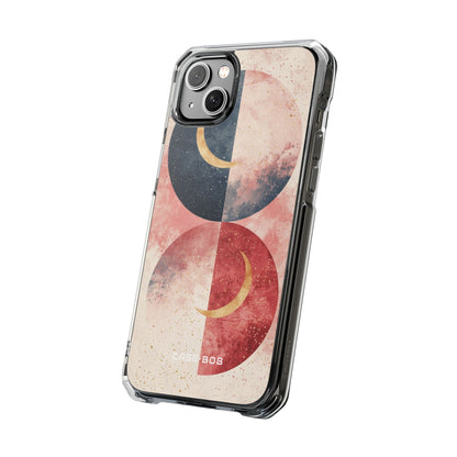 Golden Crescent Circles iPhone 14 Plus Case - Impact