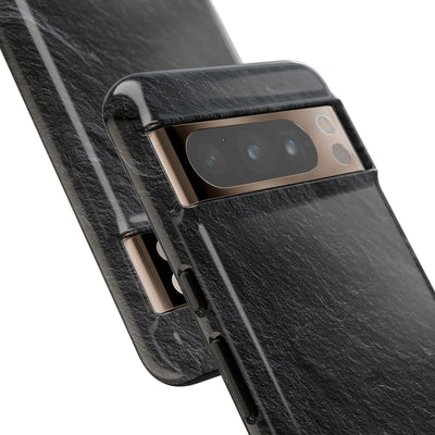 Black Tough Phone Case for Google Pixel - Raw Obsidian Slate