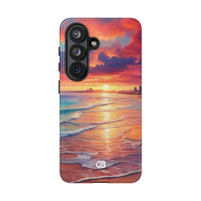 Crimson Shore Horizon · Tough Phone Case for Samsung