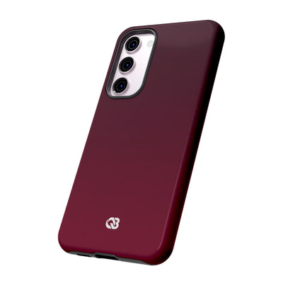 Red Tough Phone Case for Samsung - Deep Sangria Gradient