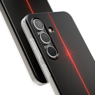 Red Lite Phone Case for Samsung - Crimson Flare Vector