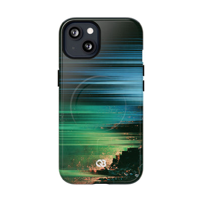 Digital Shoreline Drift · Tough 2.0 Magnetic Phone Case for iPhone · Teal