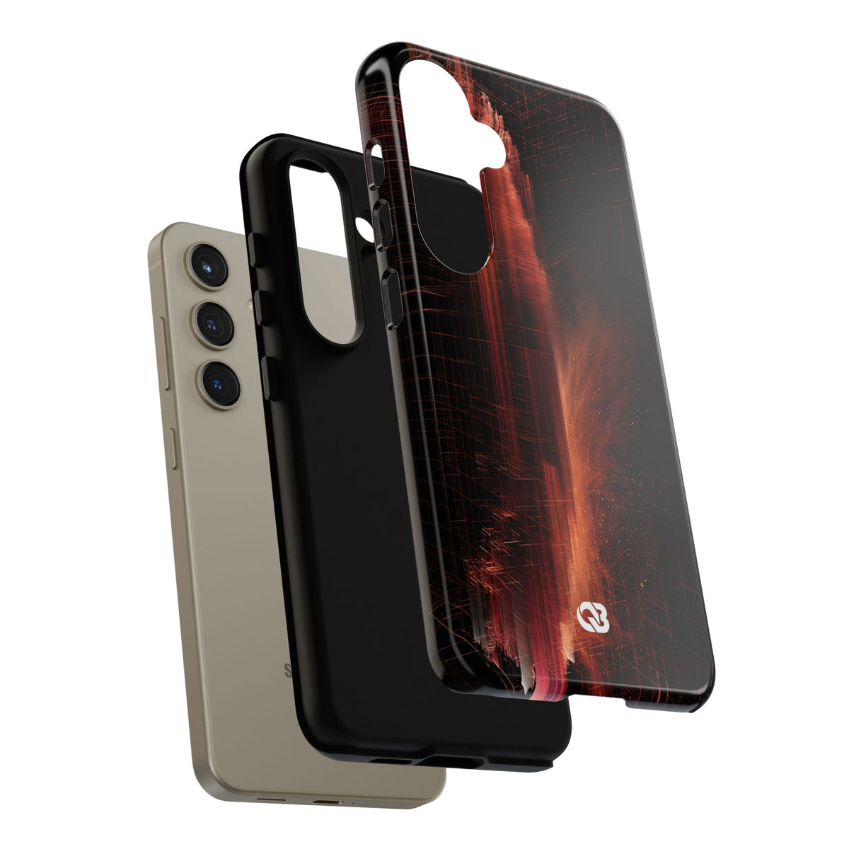 Luminous Monolith · Tough Phone Case for Samsung · Black