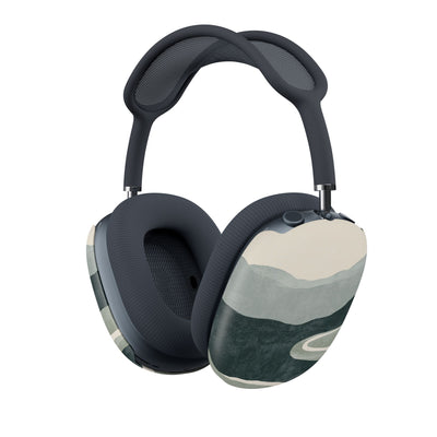 Muted Valley Vista · Hard Case for AirPods Max · Green