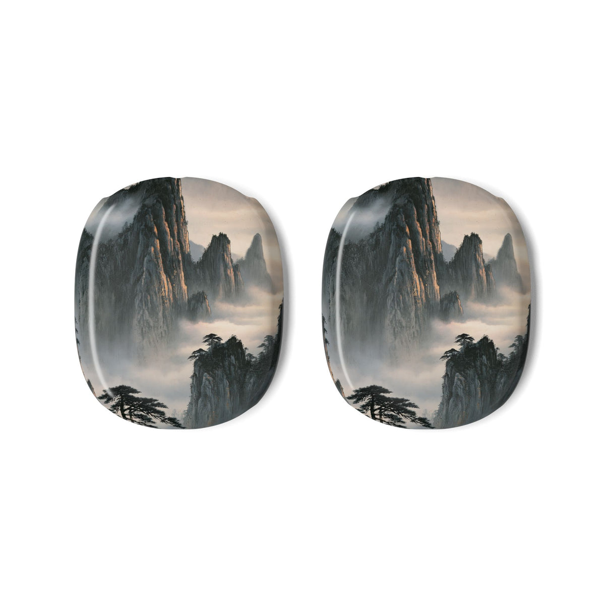 Sacred Mountain Mist · Hard Case for AirPods Max · Beige