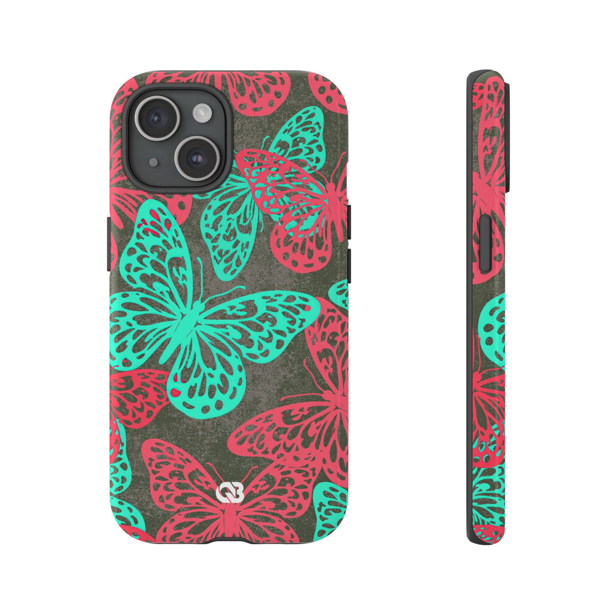 Electric Papillon · Tough Phone Case for iPhone · Pink
