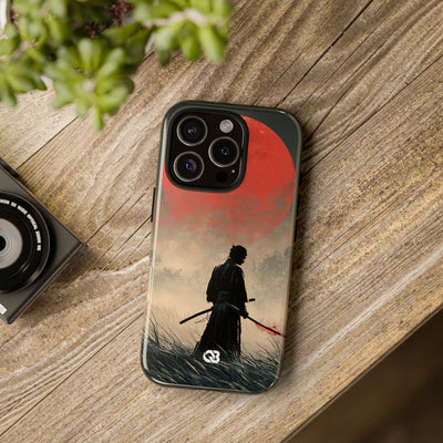 Crimson Moon Ronin · Tough Phone Case for iPhone · Red
