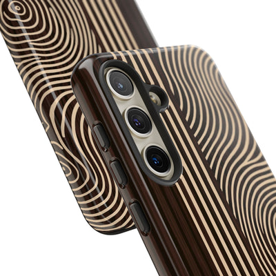 Brown Tough Phone Case for Samsung - Espresso Sand Ridge