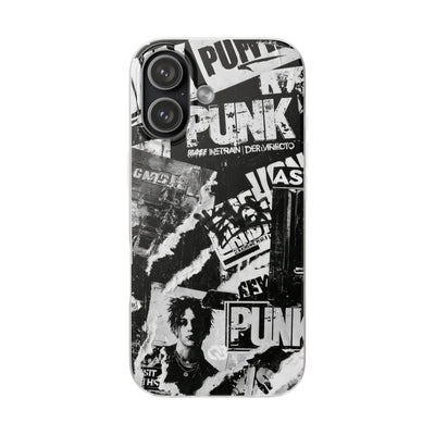 Underground Punk Collage · Lite Phone Case for iPhone ·  Black