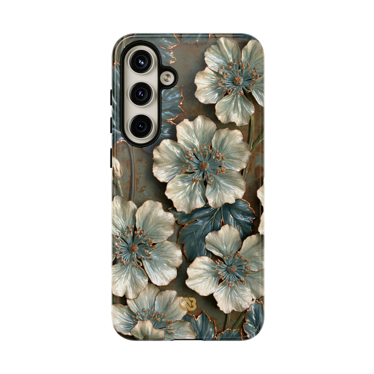 Gilded Blossom Reverie · Tough Phone Case for Samsung · Teal