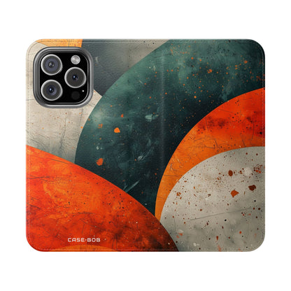 Sweeping Ember Bands - iPhone 16 Pro Case - Wallet