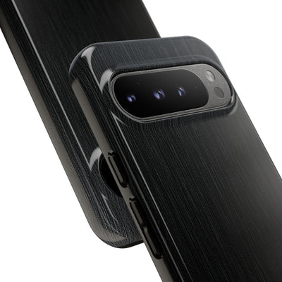 Obsidian Brushed Steel · Tough Phone Case for Pixel ·  Black