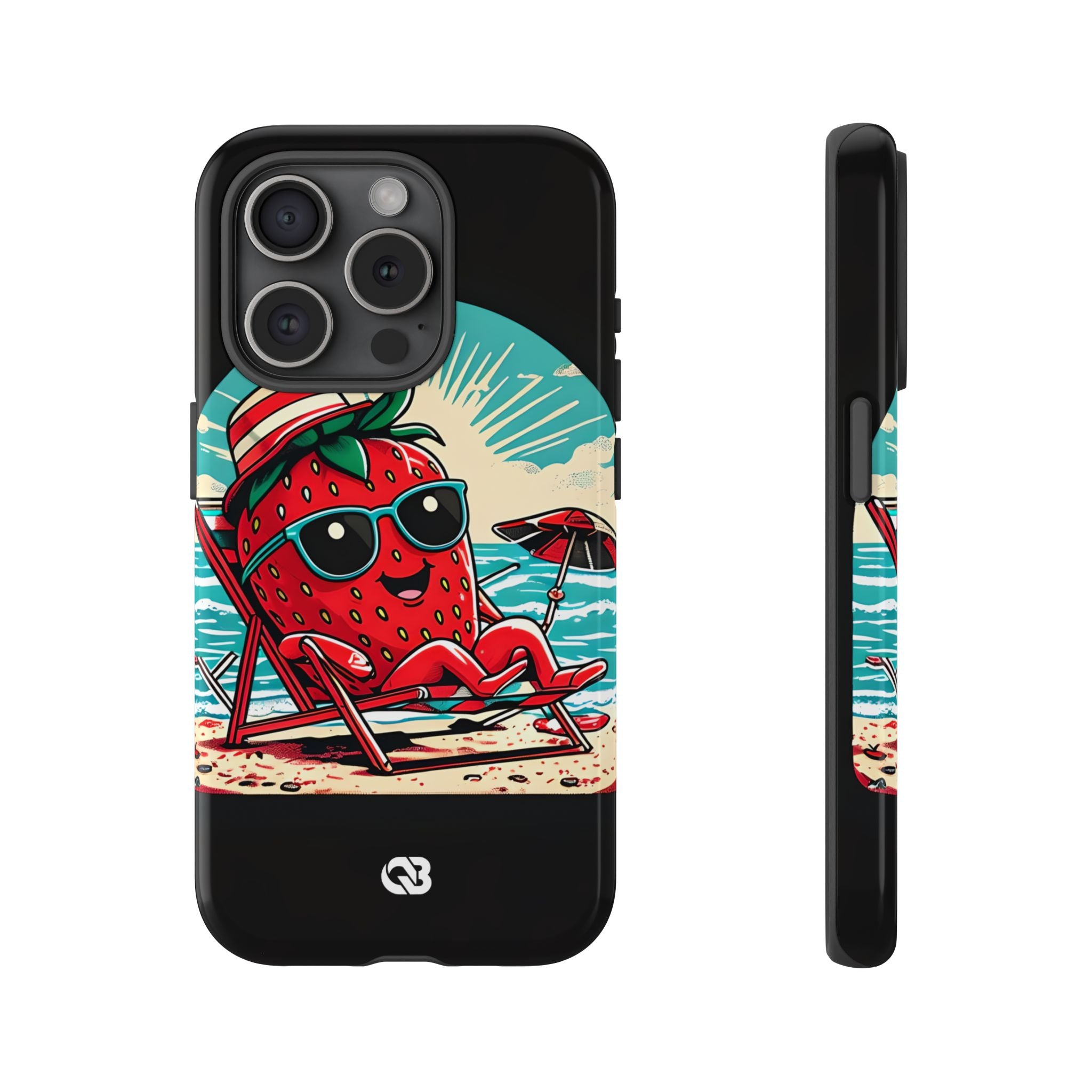 Retro Coastal Berry · Tough Fundas para teléfono para iPhone