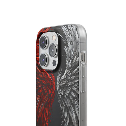 Crimson White Wings iPhone 14 Pro Case - Soft
