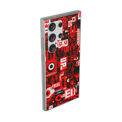 Neo Mecha Collage · Lite Phone Case for Samsung · Red