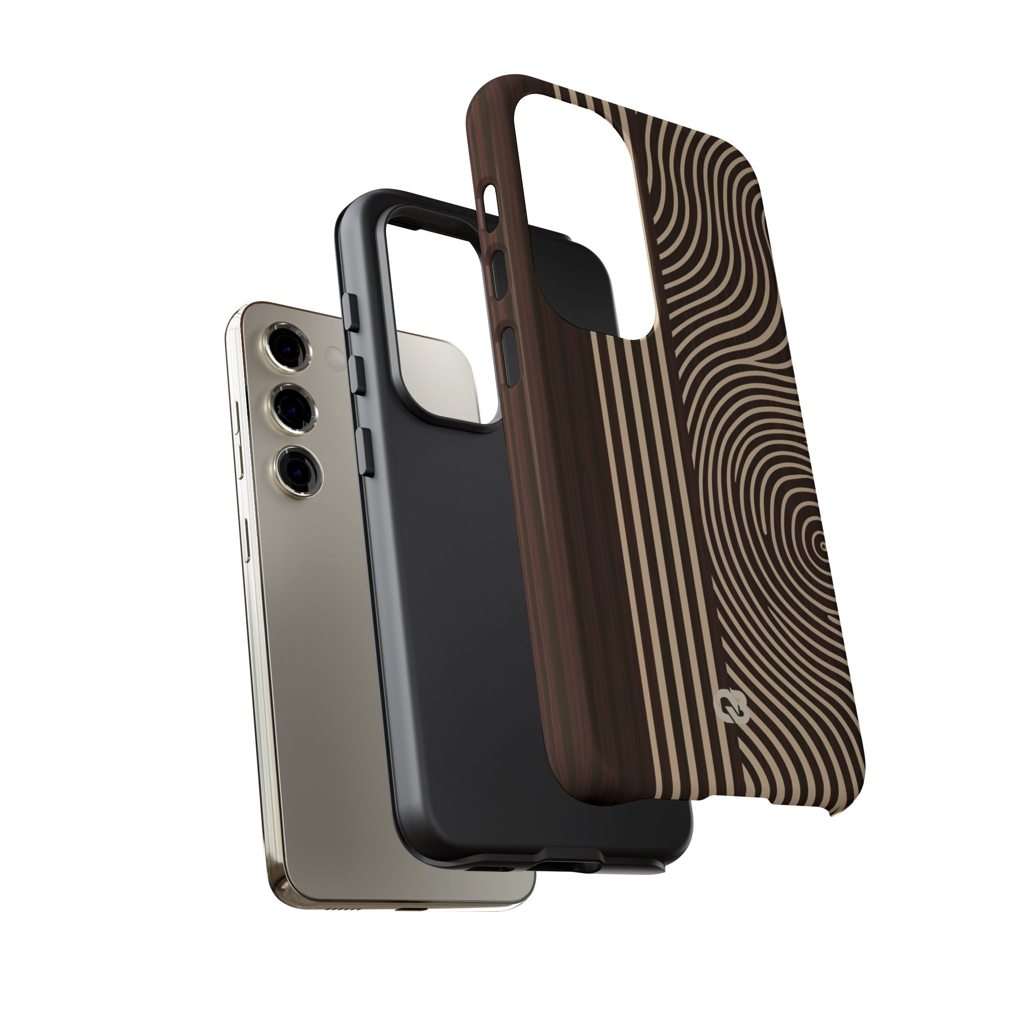 Brown Tough Phone Case for Samsung - Espresso Sand Ridge