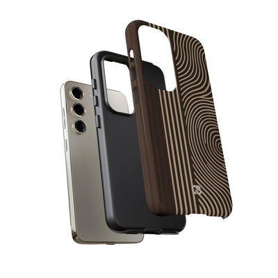 Brown Tough Phone Case for Samsung - Espresso Sand Ridge
