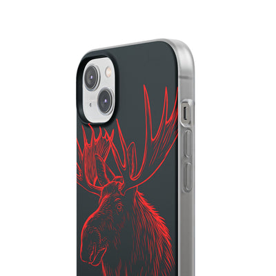 Nordic Elk · Lite Phone Case for iPhone ·  Black