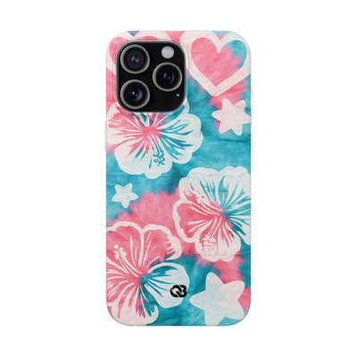 Tropical Hibiscus Bloom · Lite Phone Case for iPhone ·  Teal