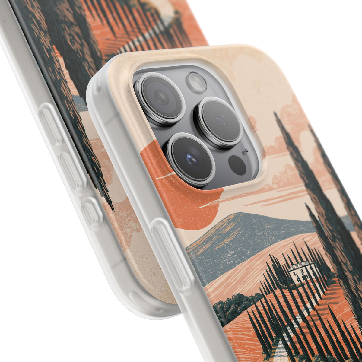 Tuscan Cypress Horizon · Lite Phone Case for iPhone ·  Orange