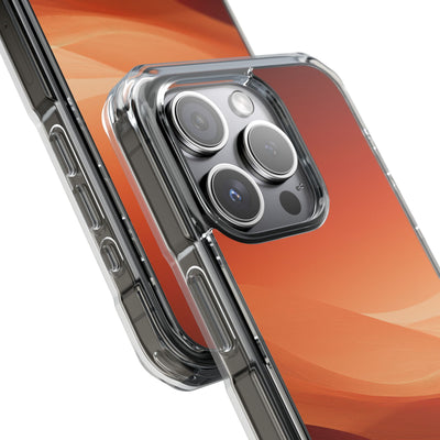 Orange Impact MagSafe Phone Case for iPhone - Crimson Dune Gradient