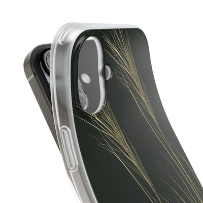 Green Lite Phone Case for iPhone - Midnight Gilded Grass