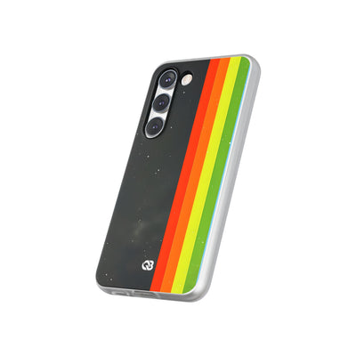 Retro Galactic Stripes · Soft Handyhülle für Samsung