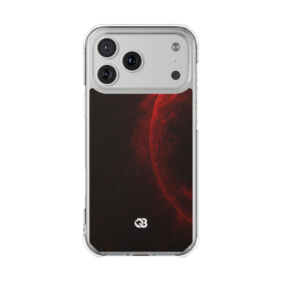 Red Impact MagSafe Phone Case for iPhone - Solar Crimson Flare