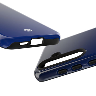 Blue Tough Phone Case for Samsung - Midnight Cobalt Fade